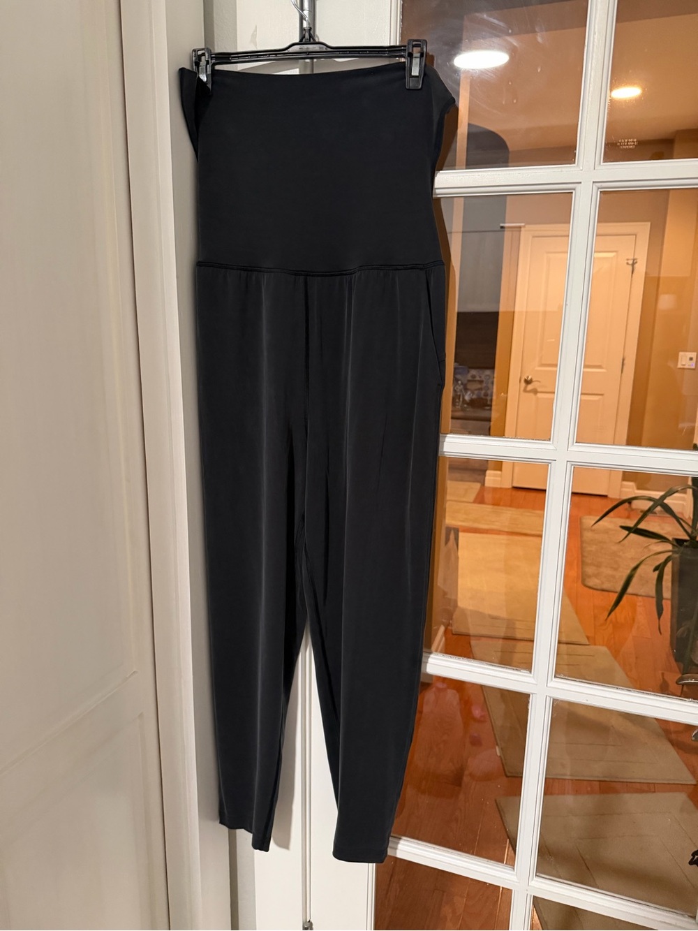 Lululemon Cupro Foldover Yoga Pants - Black - Size 8